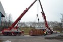 LKW umgestuerzt Niehler Hafen P265